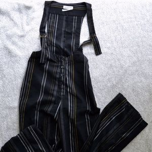 Striped Urban Outfitters Overalls